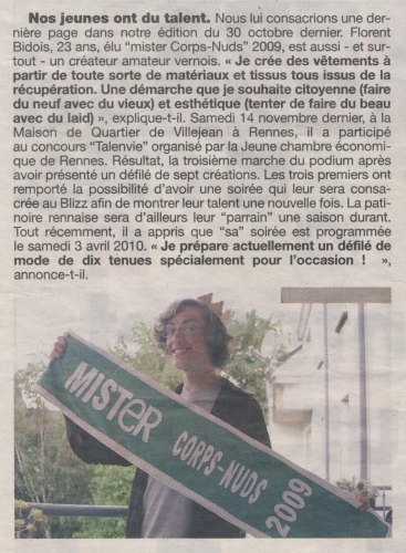 Article, Le Journal de Vitré - 01.01.10.jpg